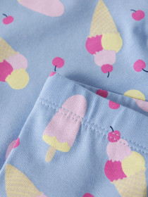 NAME IT Leggings Vivian Capri Serenity Ice Cream